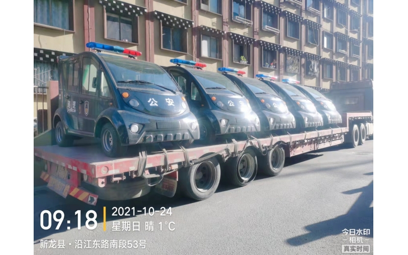 新龍縣采購我廠電動巡查車（5臺）